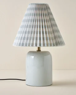 VND6475 StyleCraft Home Collection Farrah Table Lamp - Mist Blue
