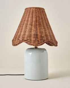 VND6475 StyleCraft Home Collection Farrah Table Lamp - Mist Blue