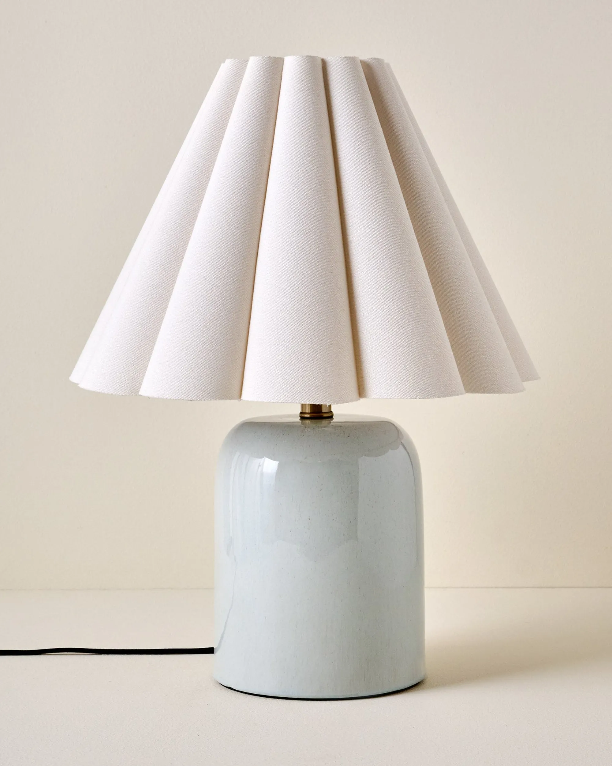 VND6475 StyleCraft Home Collection Farrah Table Lamp - Mist Blue