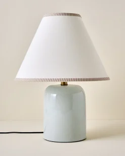 VND6475 StyleCraft Home Collection Farrah Table Lamp - Mist Blue