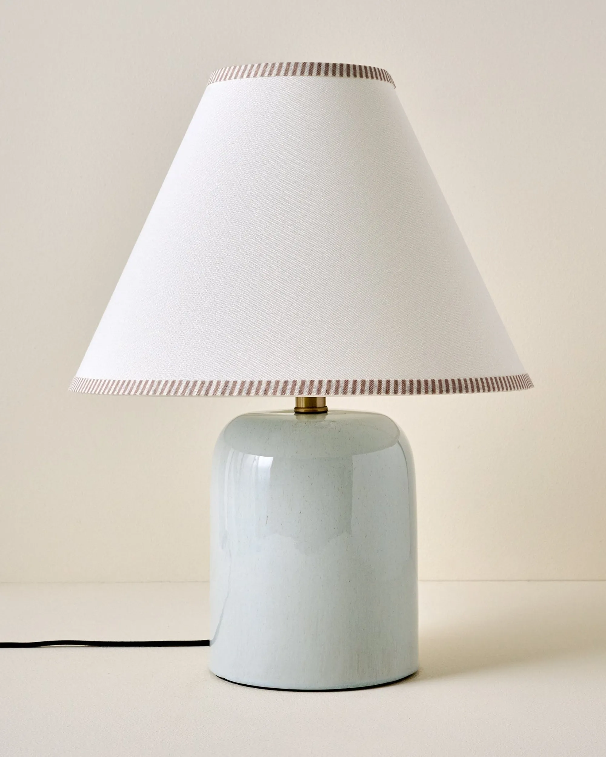 VND6475 StyleCraft Home Collection Farrah Table Lamp - Mist Blue