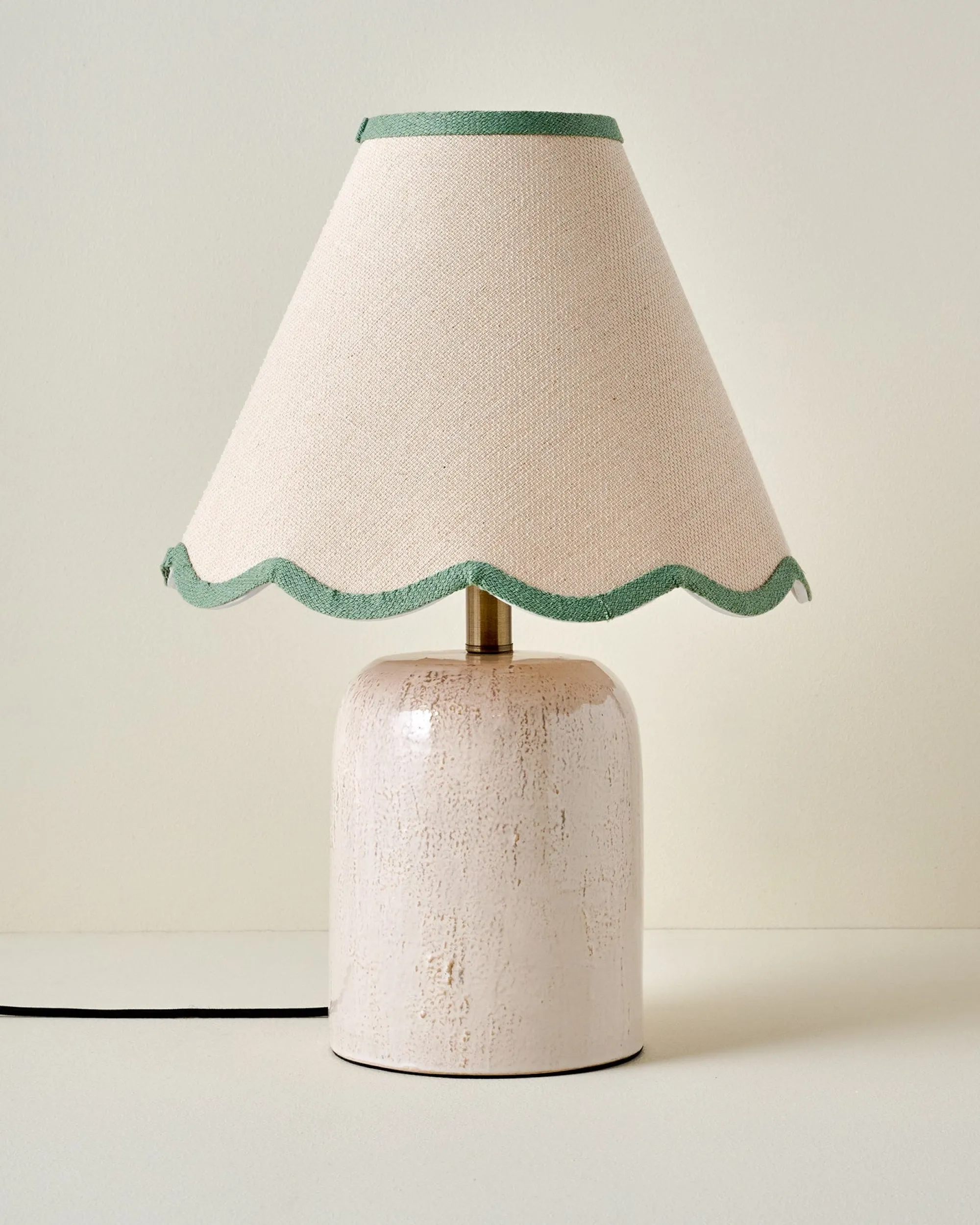 VND6475 StyleCraft Home Collection Farrah Table Lamp - Textured Cream