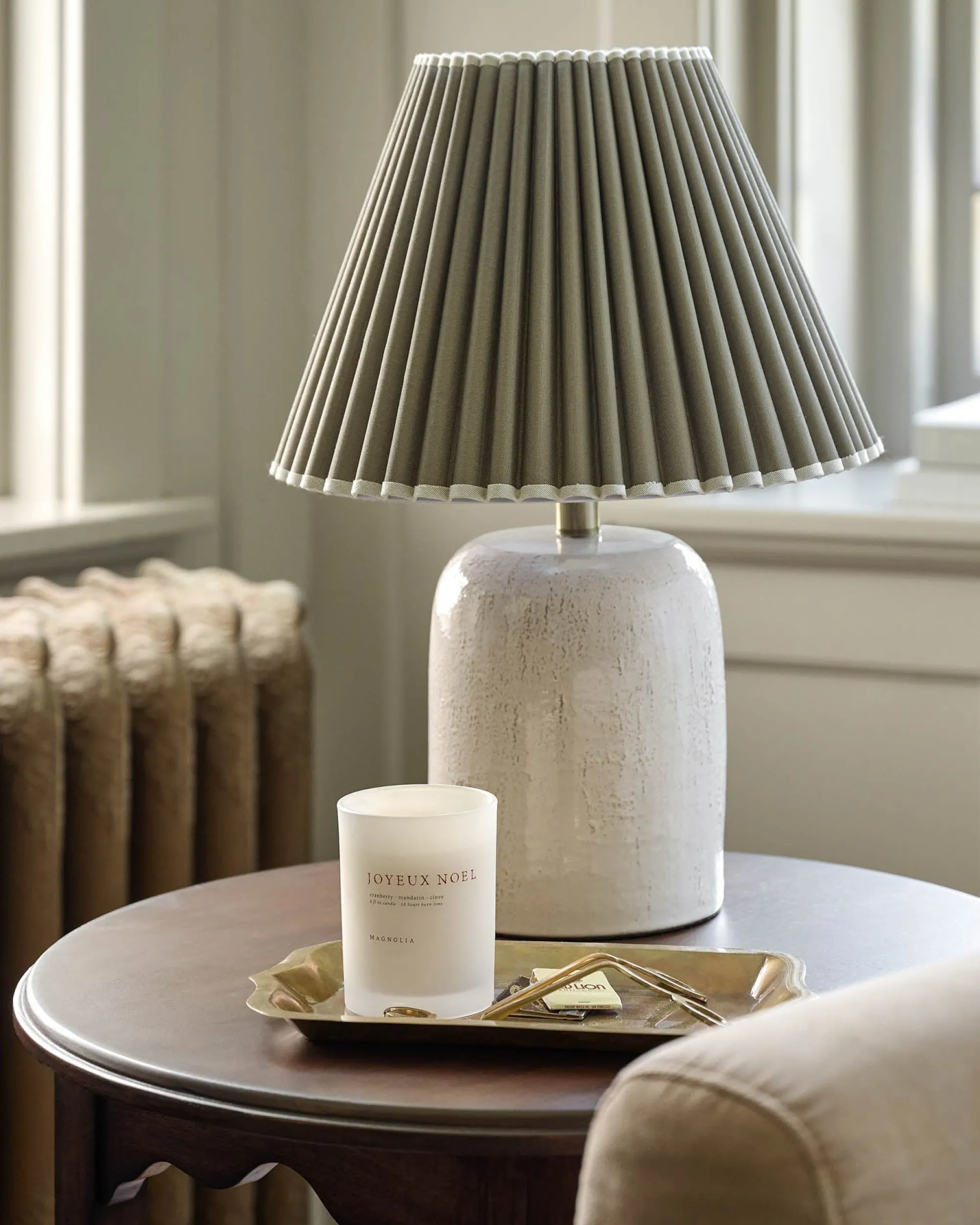 VND6475 StyleCraft Home Collection Farrah Table Lamp - Textured Cream