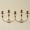 VND6628 Quality Products of India Forged Tulip Candelabra