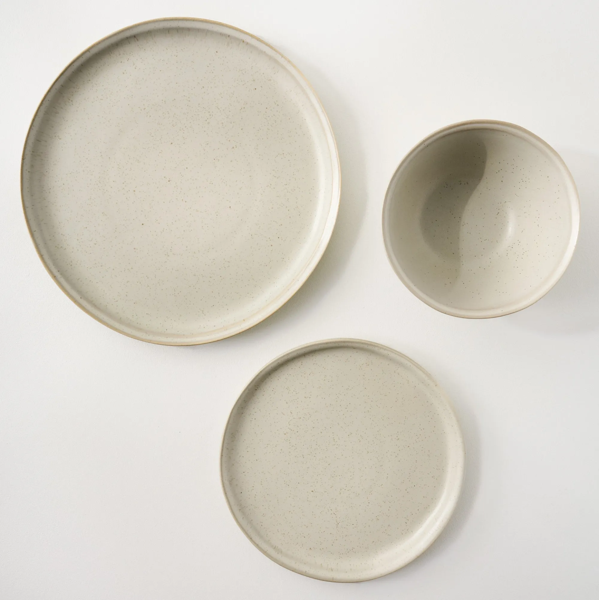 Magnolia French Grey 3-Piece Place Setting
