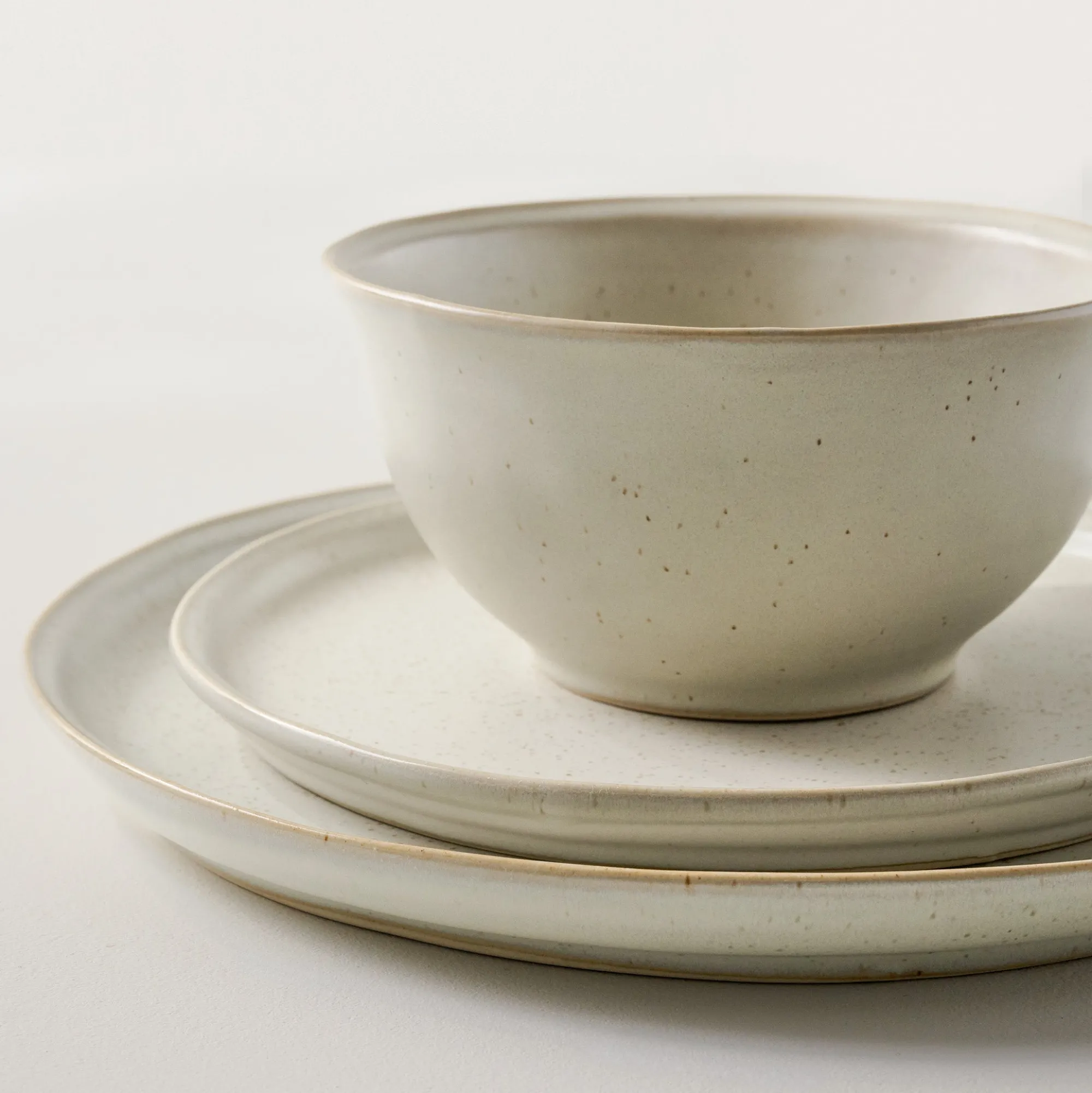 Magnolia French Grey 3-Piece Place Setting
