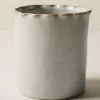 VND6562 Chaozhou Highland Crafts Company Ltd French Grey Ruffle Utensil Crock
