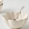 VND6562 Chaozhou Highland Crafts Company Ltd French White Scalloped Mini Bowl
