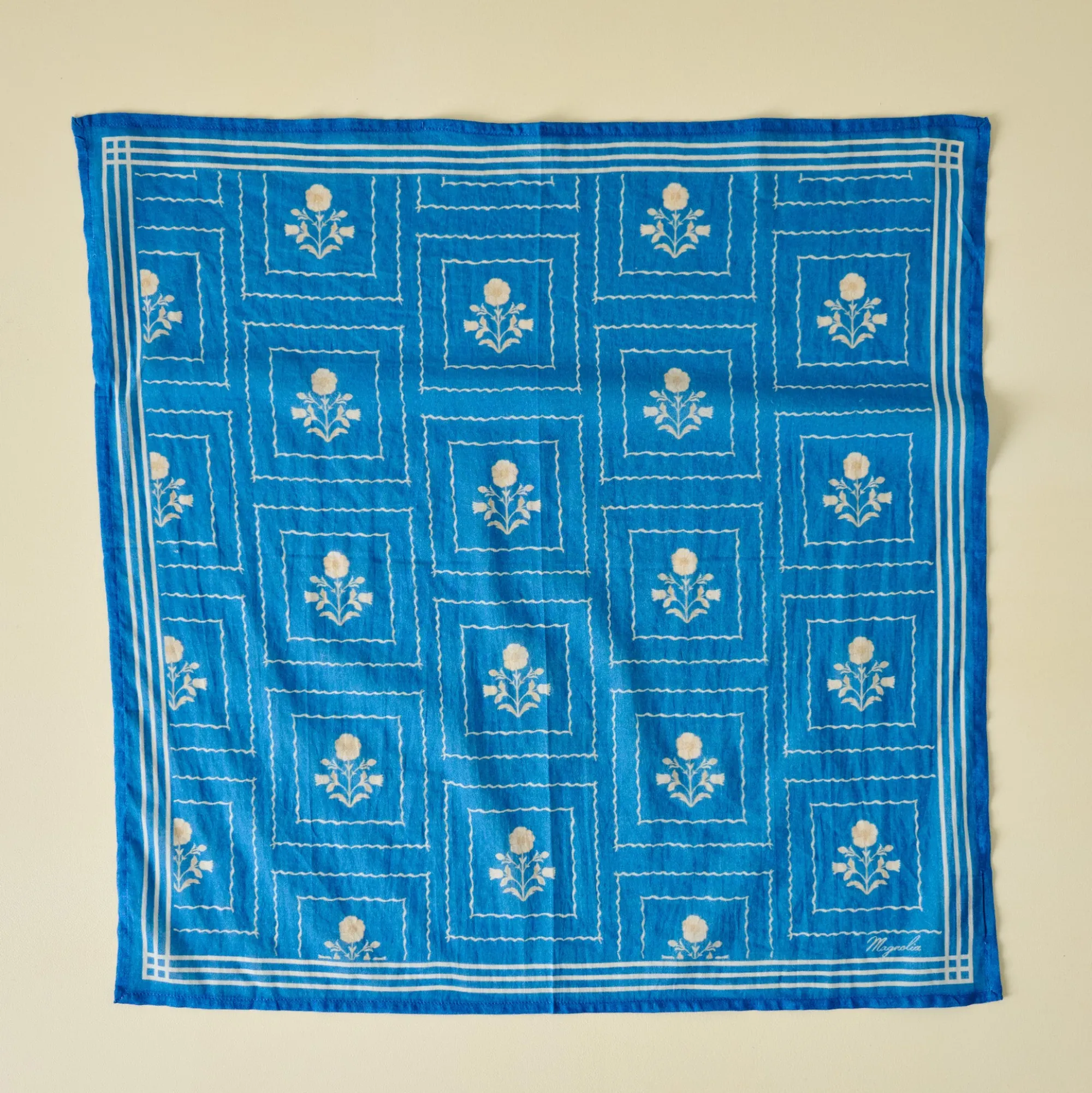 VND5834 From, Mila Garden Blue Bandana