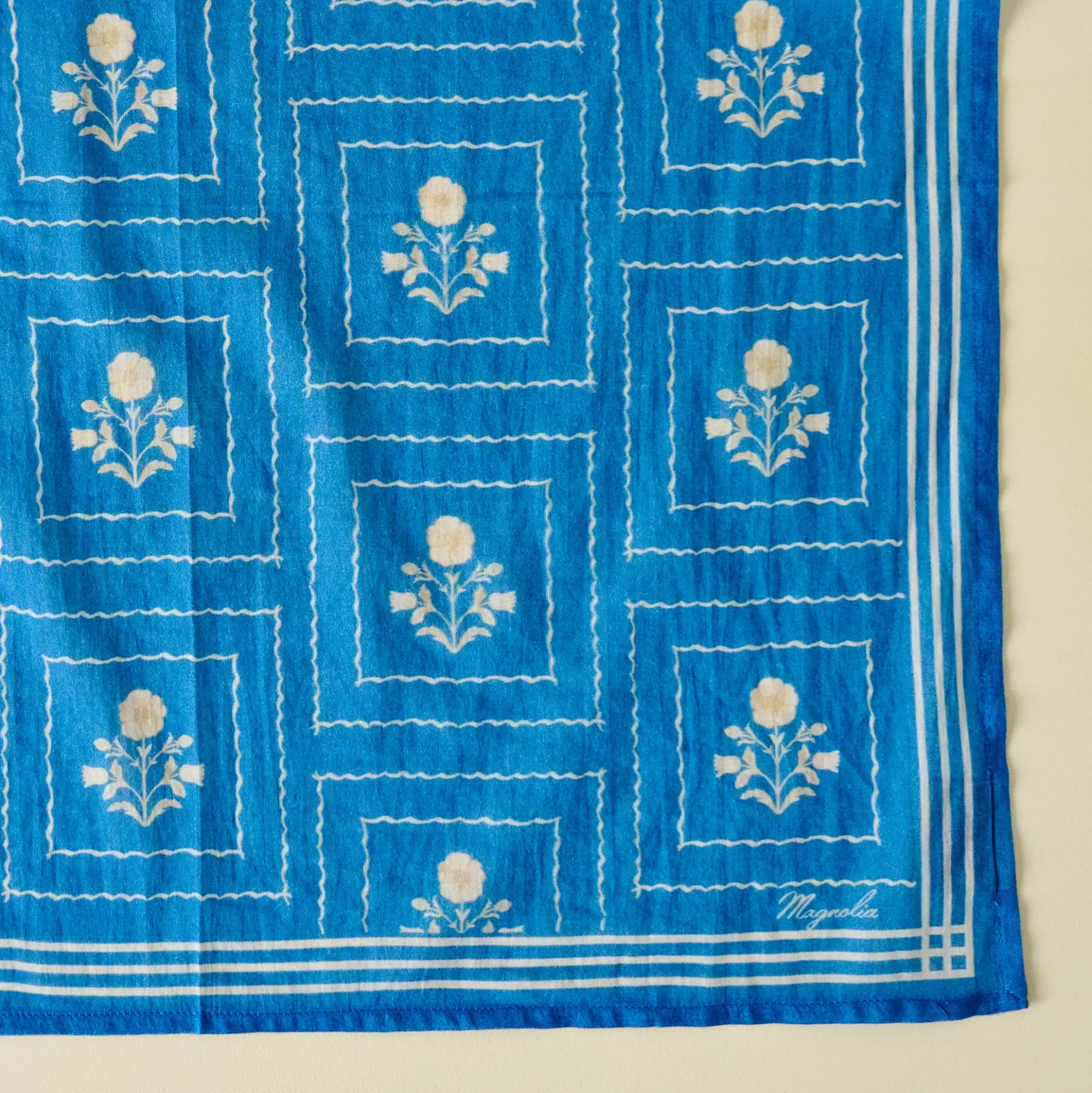 VND5834 From, Mila Garden Blue Bandana