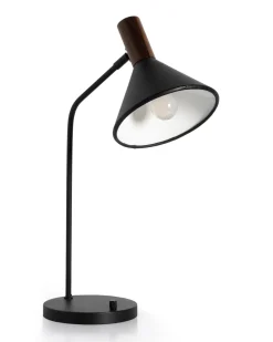 VND6200 Four Hands, LLC Gibson Task Lamp with Leather Shade