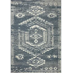 VND0086 Loloi Inc Gigi Denim Ivory Rug