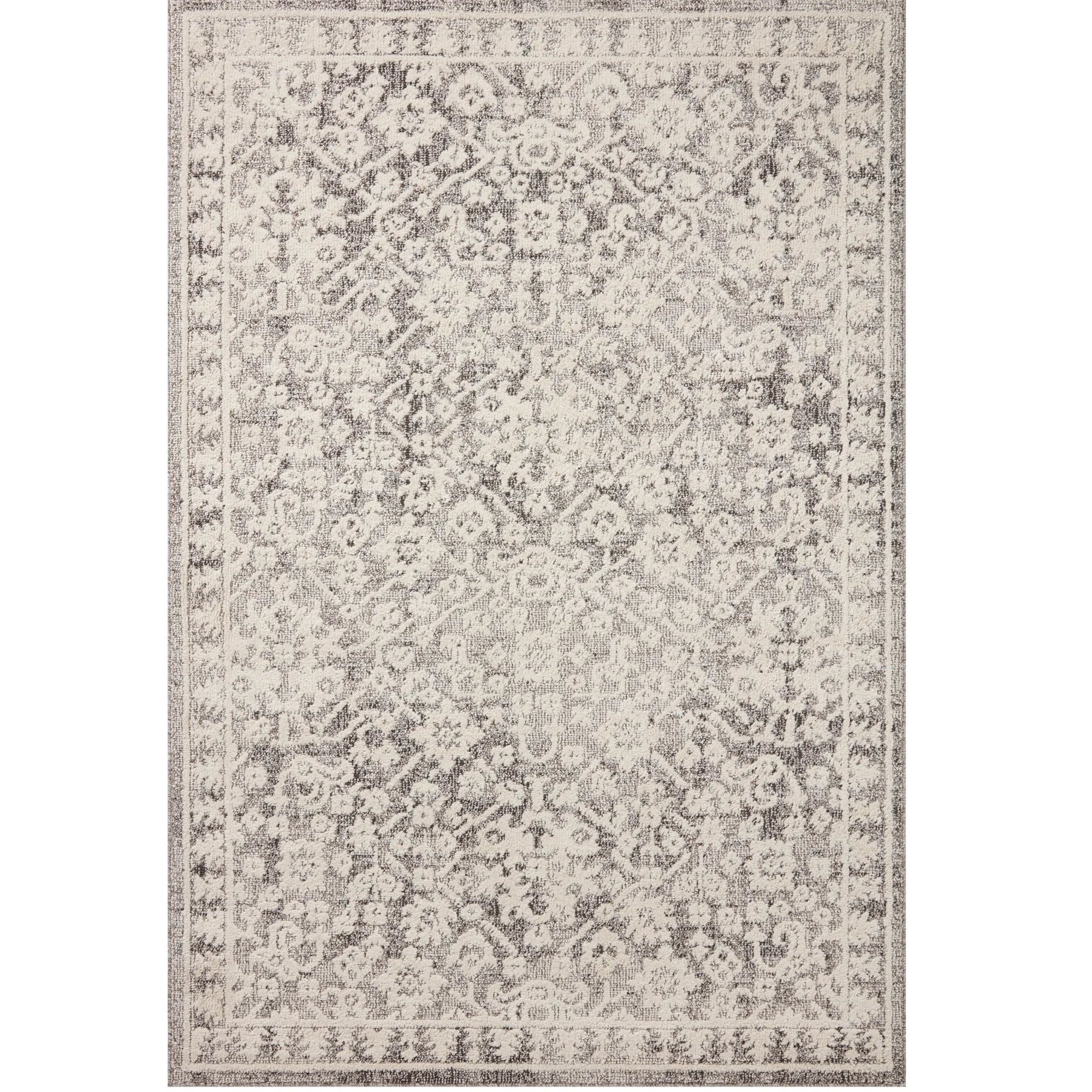 VND0086 Loloi Inc Gigi Grey Ivory Rug