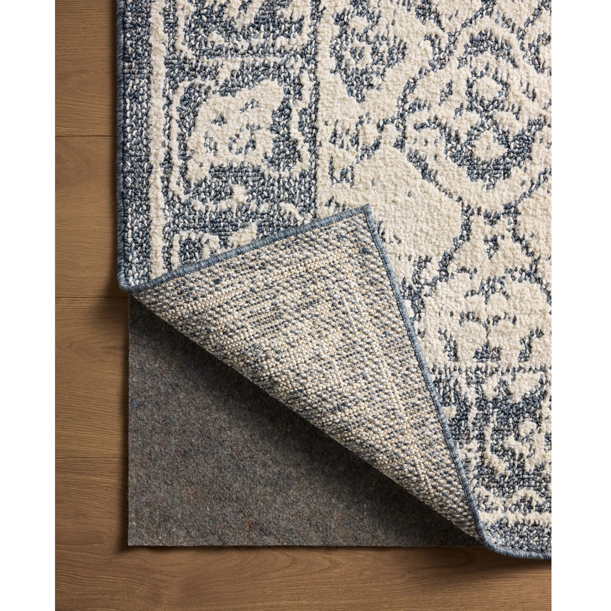 VND0086 Loloi Inc Gigi Ivory Blue Rug