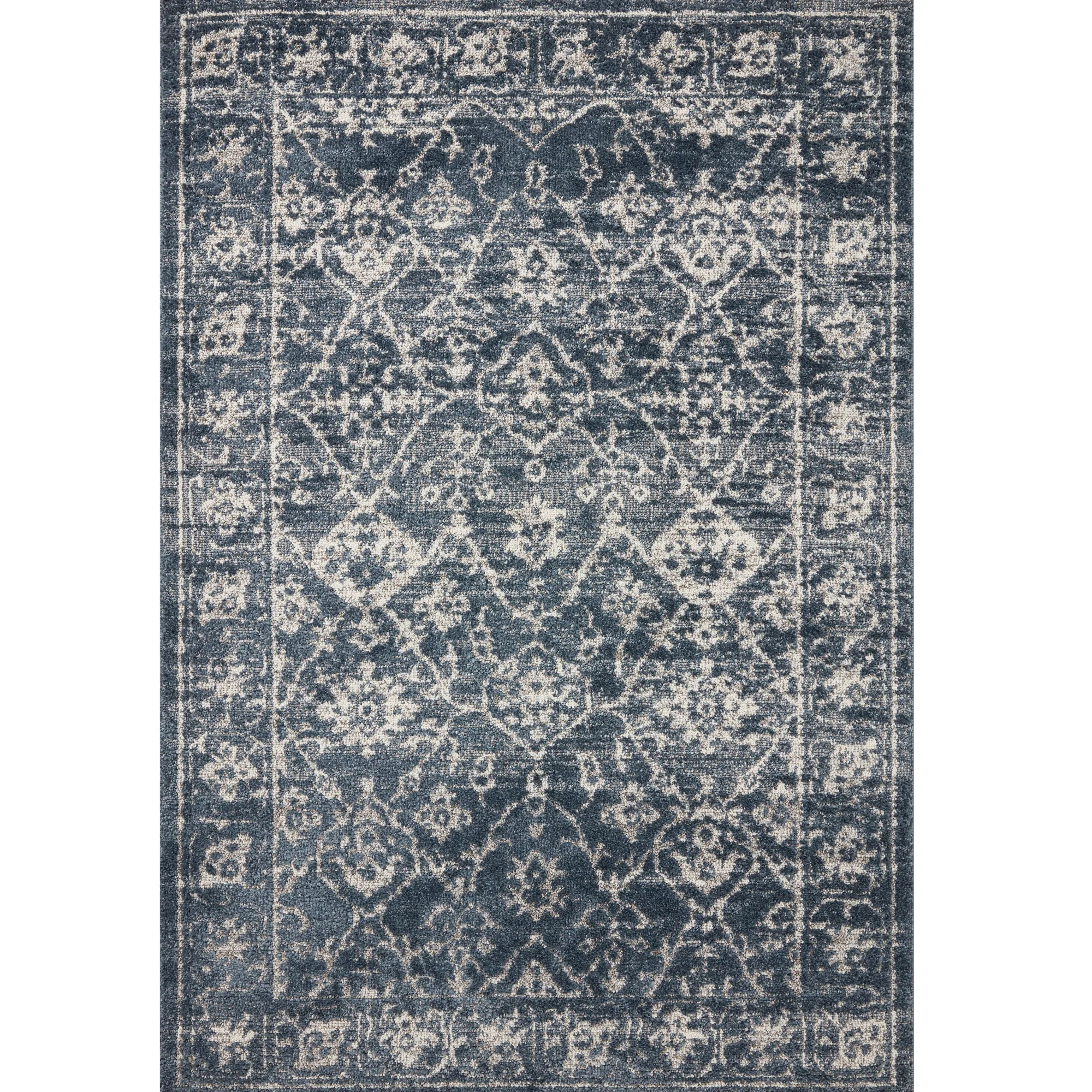 VND0086 Loloi Inc Gigi Navy Stone Rug