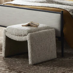 VND6200 Four Hands, LLC Gina Boucle Ottoman