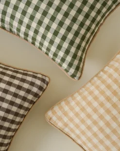 VND6843 KARUR GOLDLINE EXPORTS LLP Gingham Large Pillow
