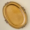 VND8550 FINE ARTS AND CRAFTS Giselle Antiqued Brass Tray
