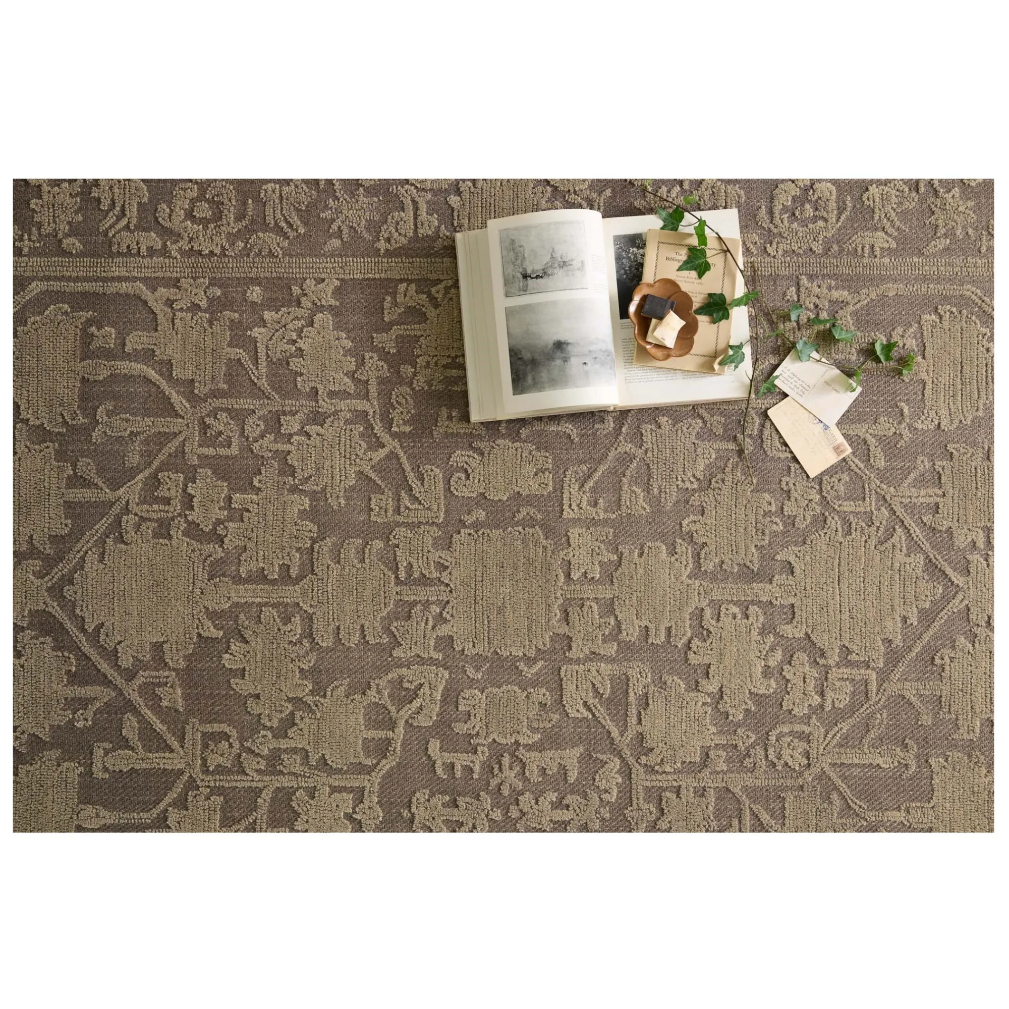 VND0086 Loloi Inc Gloria Bark Khaki Rug