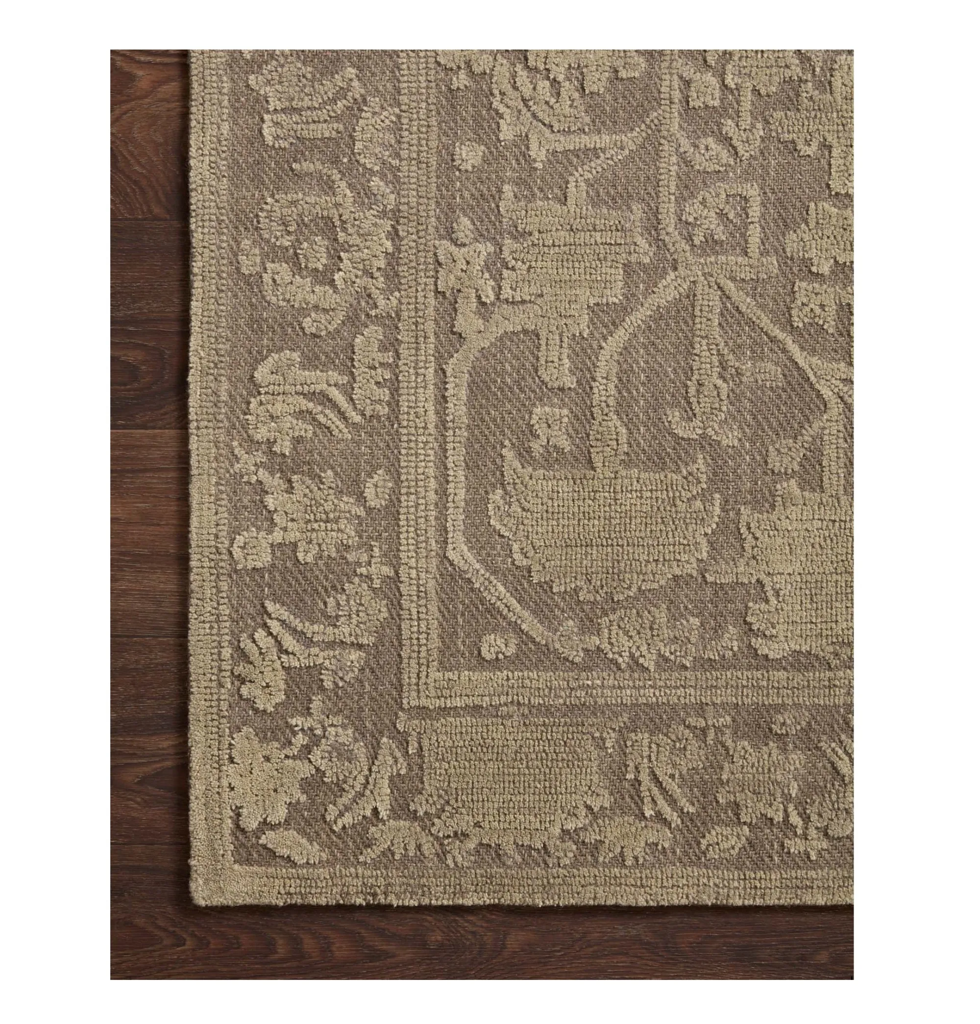 VND0086 Loloi Inc Gloria Bark Khaki Rug