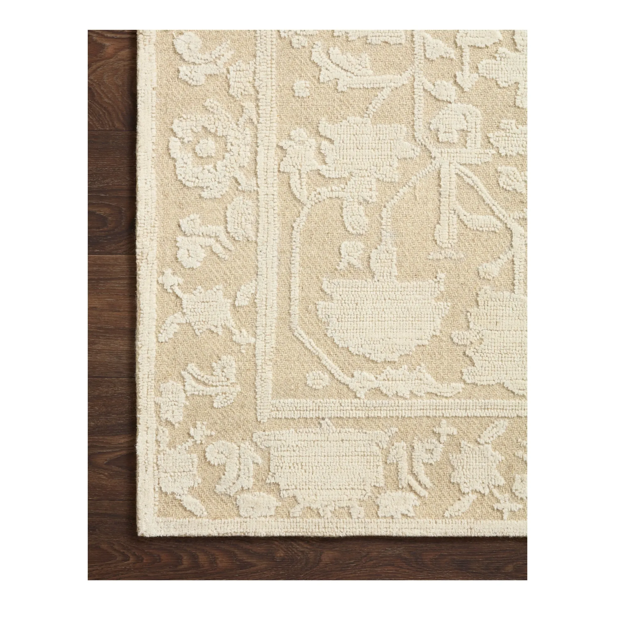 VND0086 Loloi Inc Gloria Natural Ivory Rug