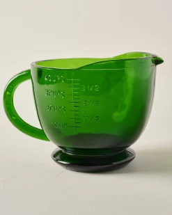 VND6967 S Gopal Overseas Green Glass 4 Cup Measuring Cup