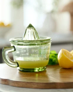 VND7004 BKG OVERSEAS Green Glass Juicer