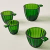 VND6967 S Gopal Overseas Green Glass Measuring Cup Set