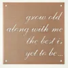 VND0312 JDH Iron Designs LLC Grow Old Along With Me Sign