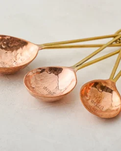 VND0018 Be Home Hammered Copper and Gold Measuring Spoons