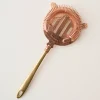 VND0018 Be Home Hammered Copper and Gold Strainer