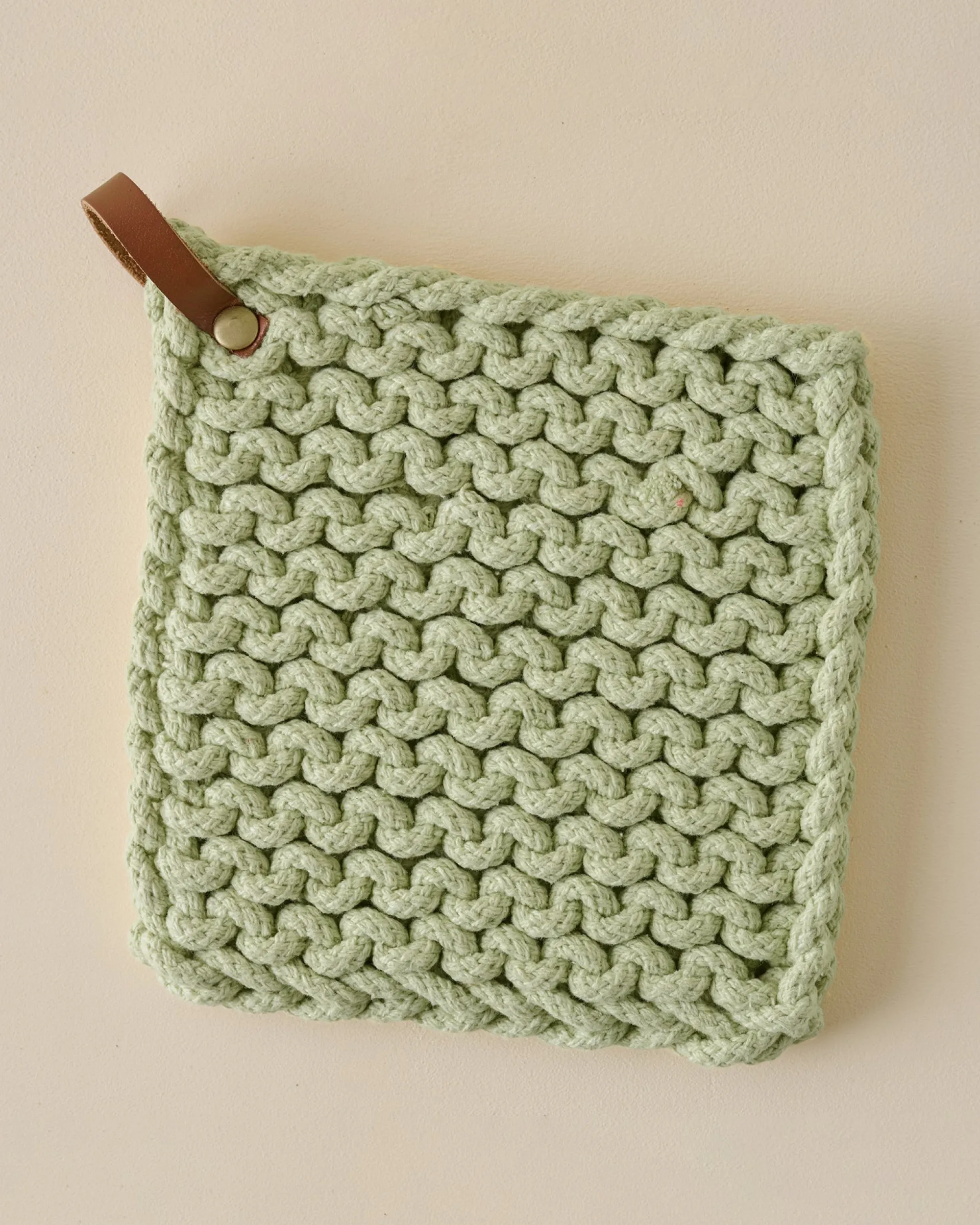 VND0164 Creative Co-op Inc Hand Crocheted Cotton Pot Holder