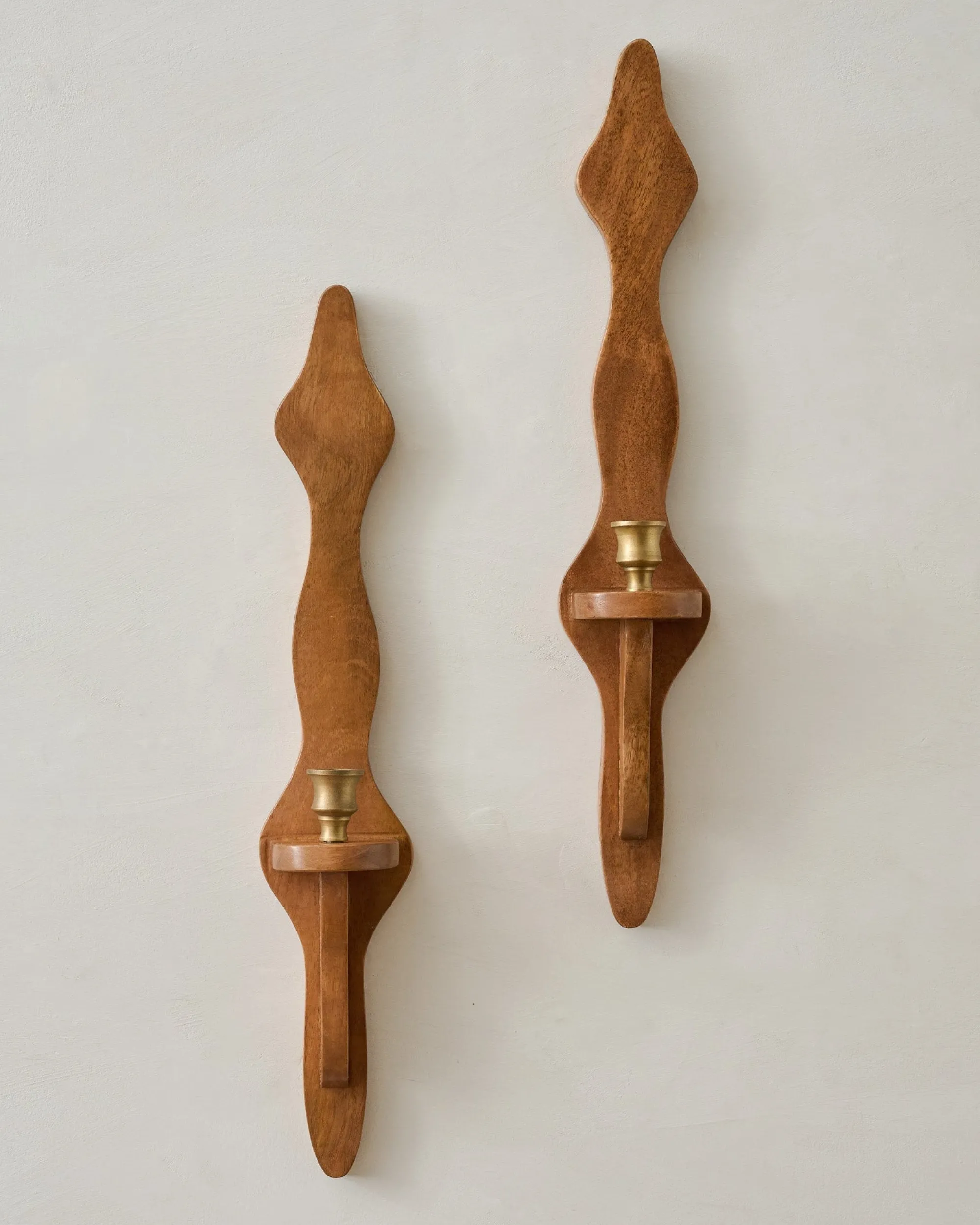 VND7974 Guru Creations Hayes Wooden Wall Sconce, Set of Two