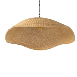VND6200 Four Hands, LLC Hazel Rattan Pendant