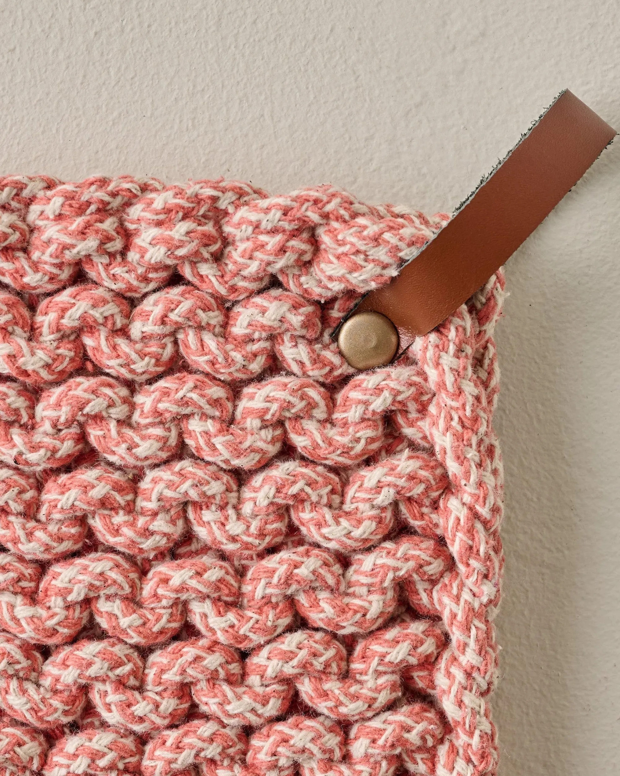 VND0164 Creative Co-op Inc Heathered Hand Crocheted Pot Holder