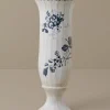 VND6562 Chaozhou Highland Crafts Company Ltd Heirloom Garden Navy Floral Footed Vase