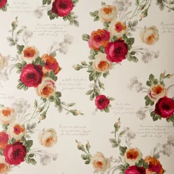 VND2730 York Wallcoverings Heirloom Rose Wallpaper