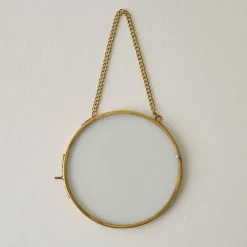VND7371 True Home Decor Pvt Ltd Josie Hanging Brass Photo Frame