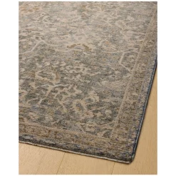 VND0086 Loloi Inc Junie Blue Natural Rug