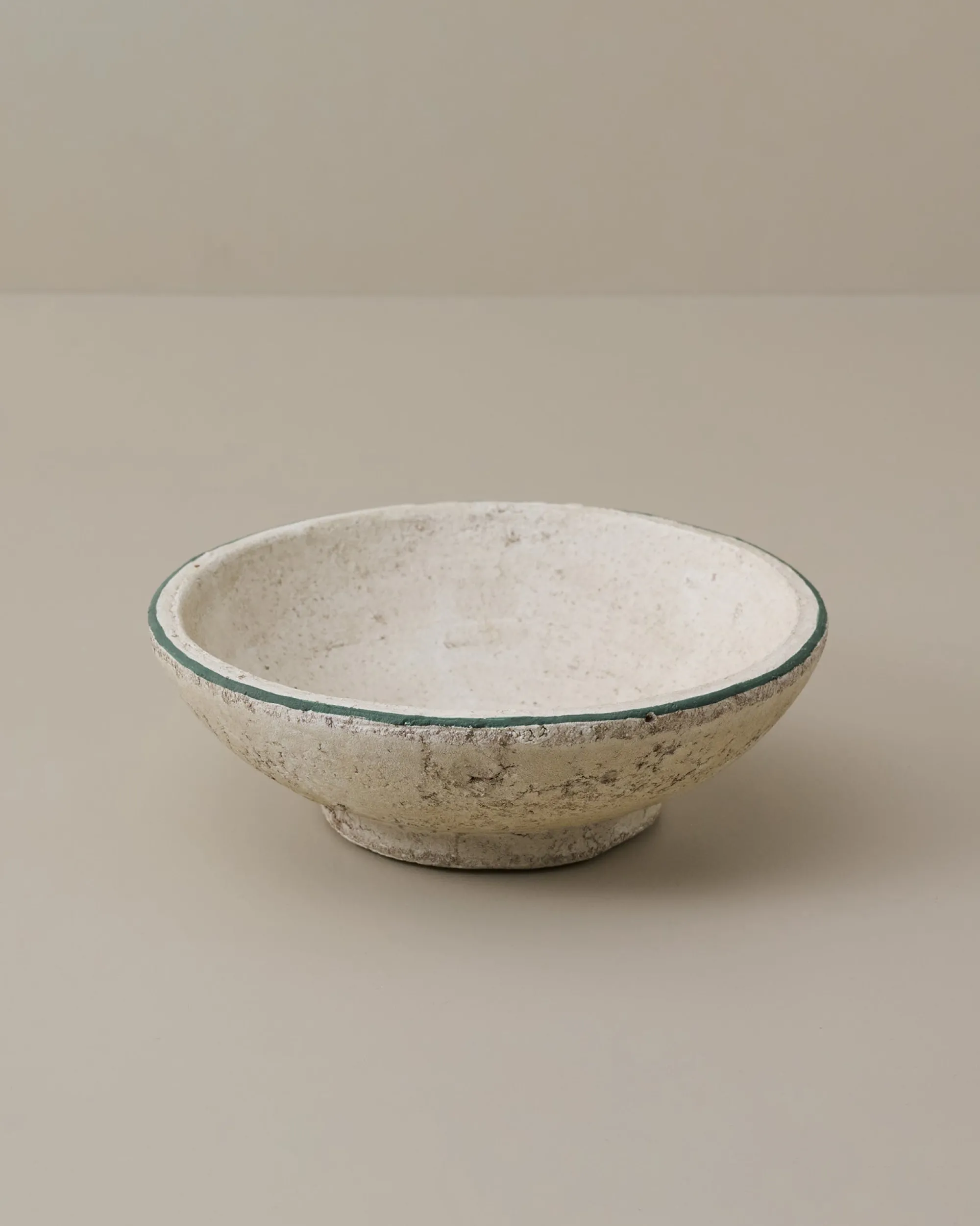 VND0092 Melrose International, LLC Lane Green Rimmed Decorative Bowl
