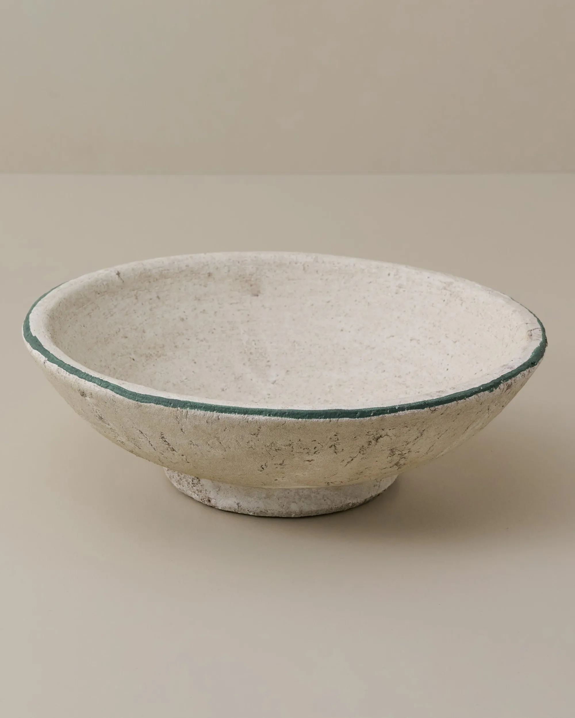 VND0092 Melrose International, LLC Lane Green Rimmed Decorative Bowl