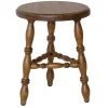 VND6475 StyleCraft Home Collection Lavinia Turned Leg Stool (short)