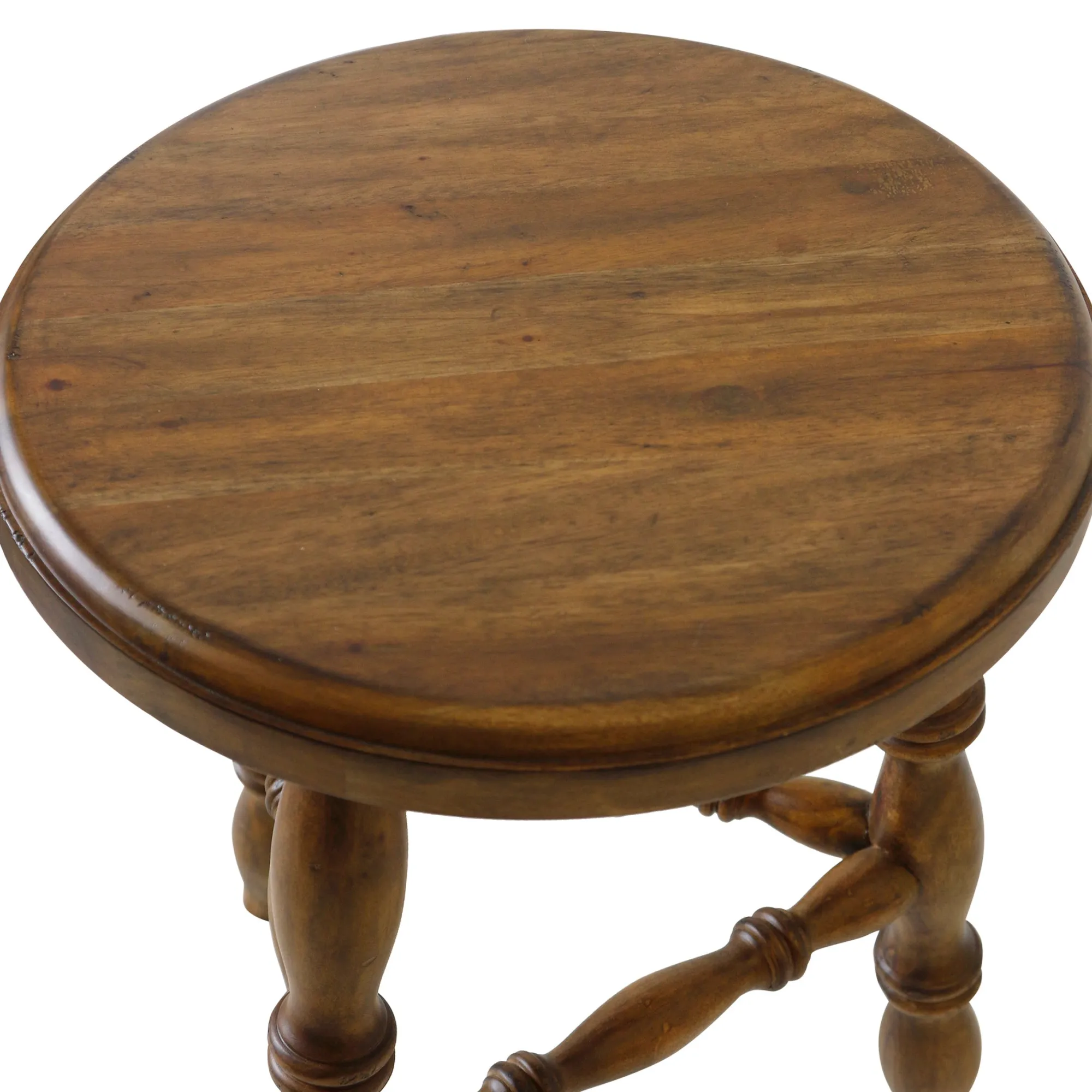 VND6475 StyleCraft Home Collection Lavinia Turned Leg Stool (short)