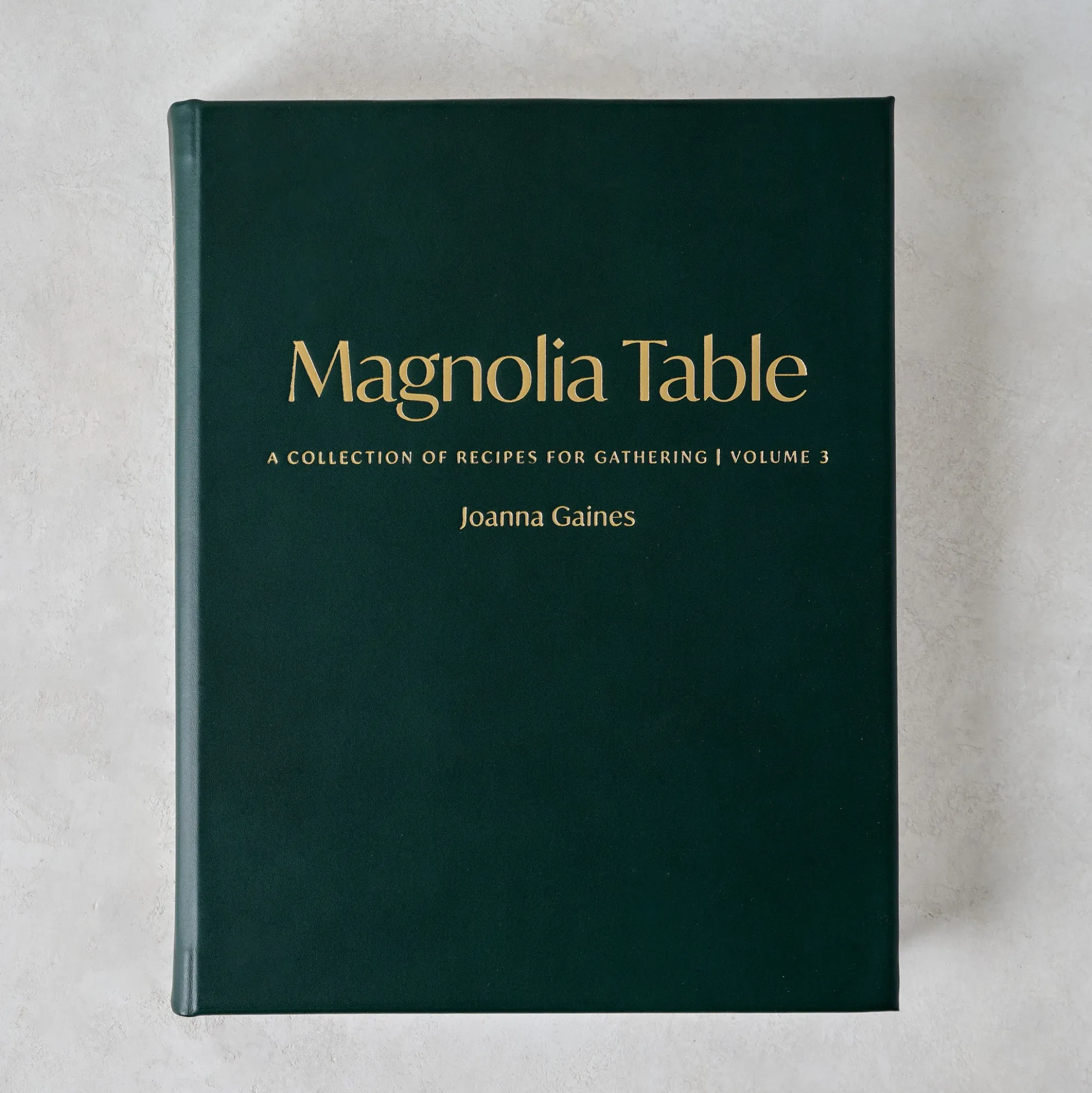 VND7961 Graphic Image Inc Leather Bound Magnolia Table Cookbook, Volume 3