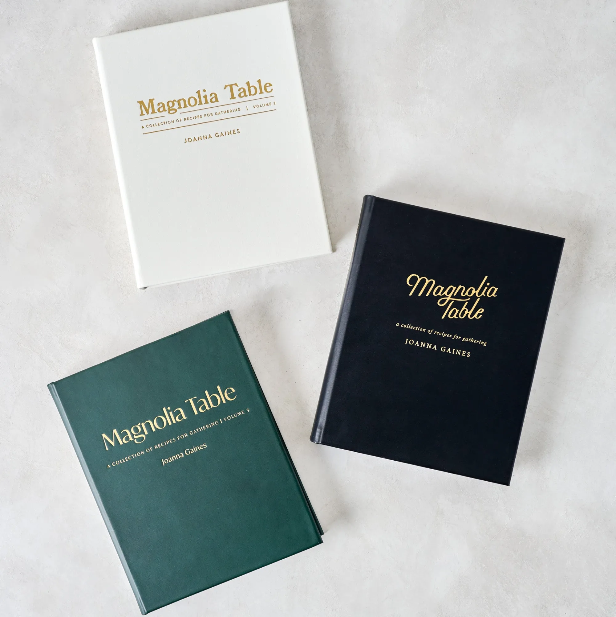 VND7961 Graphic Image Inc Leather Bound Magnolia Table Cookbook, Volume 3