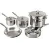 VND6282 Le Creuset of America, Inc Le Creuset Stainless Steel 10 Piece Set