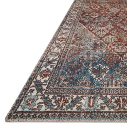 VND0086 Loloi Inc Lenna Brick Sky Rug