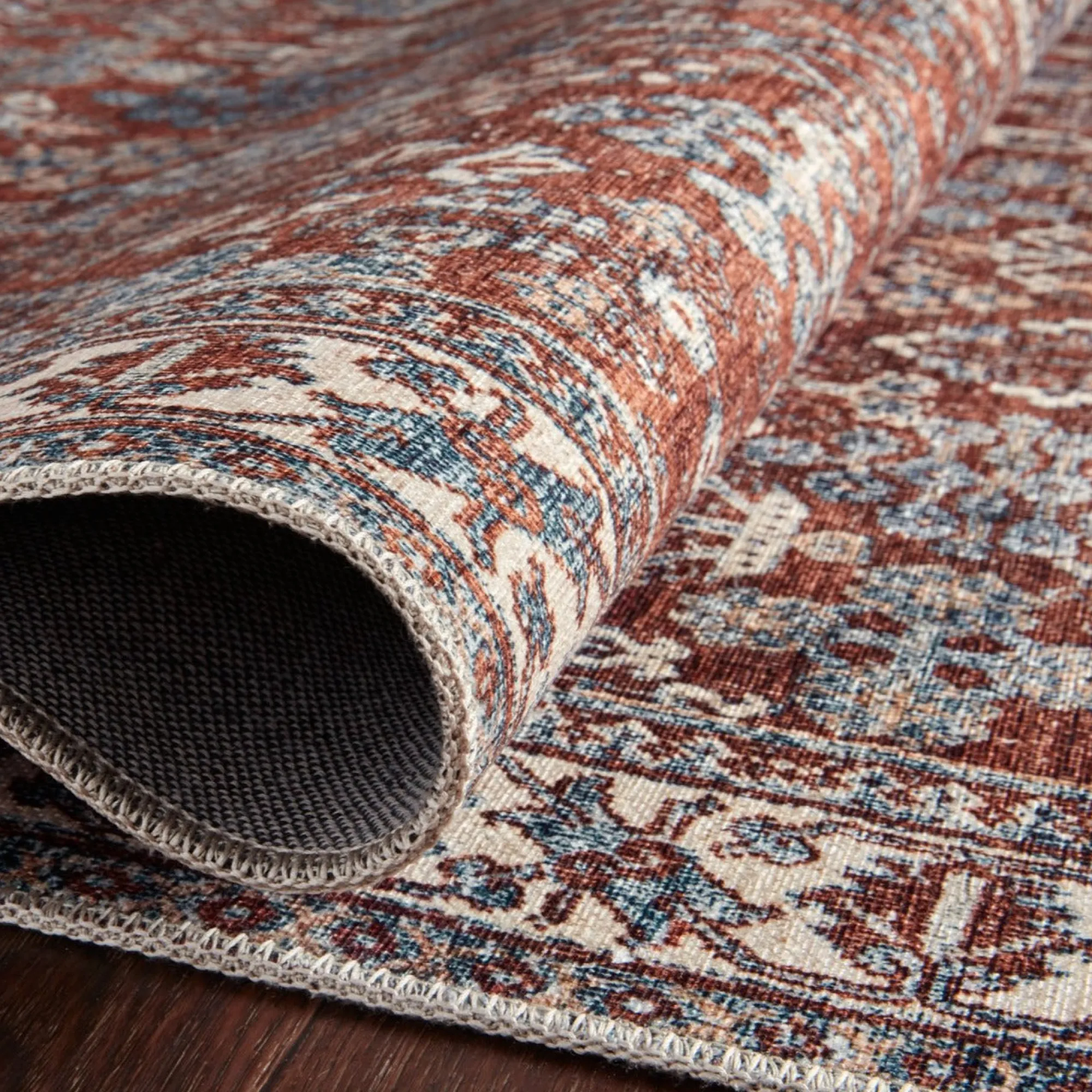 VND0086 Loloi Inc Lenna Brick Sky Rug