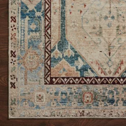 VND0086 Loloi Inc Lenna Denim Sand Rug