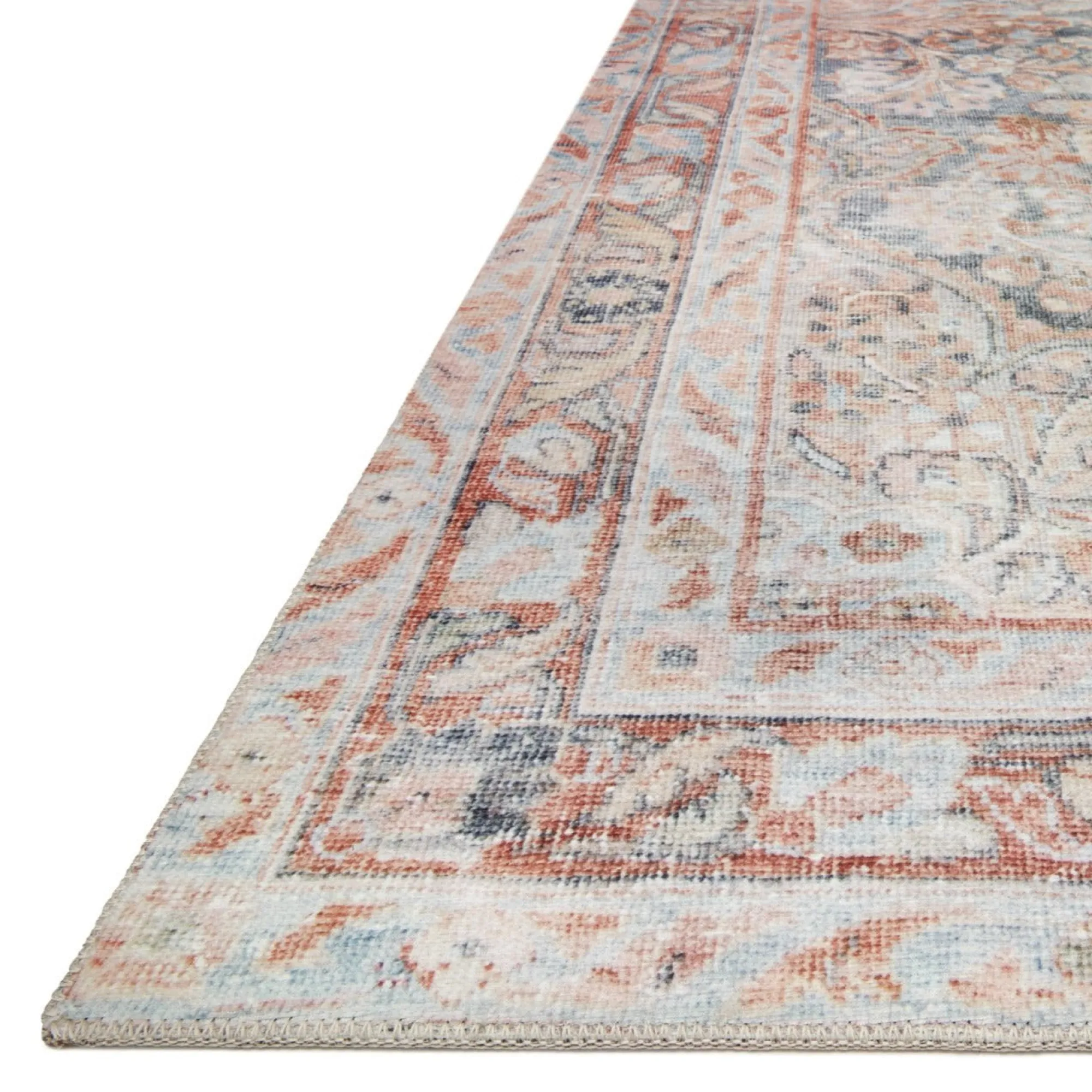 VND0086 Loloi Inc Lenna Ocean Apricot Rug
